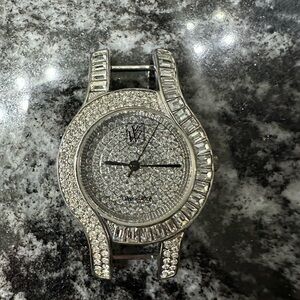 Victoria Wieck Crystal Rhinestone Watch (Great Condition/No Bands/No Box)